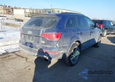 2014 Audi Q7 3.0T S Line Prestige z USA, uszkodzony, nr VIN WA1CGAFE5ED017873
